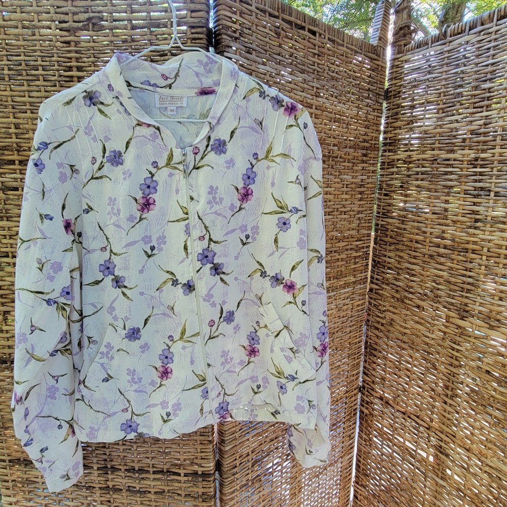 Floral Linen Shirt by Basic Threads - Picture 2 of 16